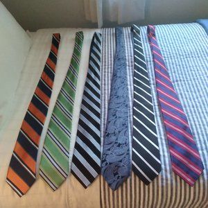 Designer Mens Ties, Hilfiger, Chaps & Nautica Very Good Condition